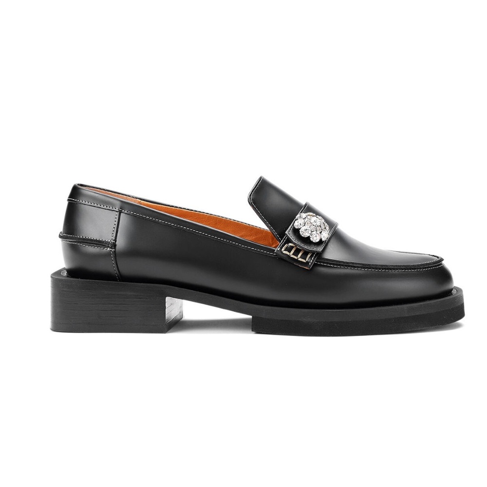 GANNI - EMBELLISHED LOAFERS